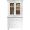 Bookcase TRADE WINDS PROVENCE Traditional Antique Painted White Paint