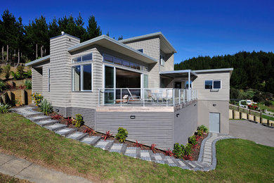 Contemporary exterior in Auckland.