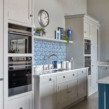 Blue Fitted Kitchen