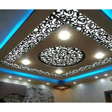 How to make a false ceiling design with lighting