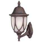 Designers Fountain - Designers Fountain 2868-AG 1 Light Outdoor Wall Lantern - Cast Aluminum fixtures with Satin crackled glass.1 Light Outdoor Wall Lantern Autumn Gold Satin Crackled *UL Approved: YES *Energy Star Qualified: n/a  *ADA Certified: n/a  *Number of Lights: Lamp: 1-*Wattage:100w Medium Base bulb(s) *Bulb Included:No *Bulb Type:Medium Base *Finish Type:Autumn Gold