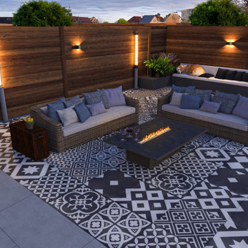 Victorian Mix Decor Outdoor Paving Slabs