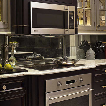 Compact Penthouse Kitchen