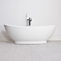 Lusso Stone Oasis Stone Resin Solid Surface Freestanding Bath 1795 - Baths