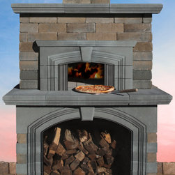 Fully Assembled Olde English Wall Pizza Oven - Outdoor Pizza Ovens