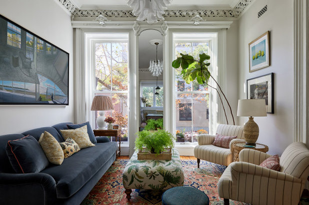 Traditional Living Room by Ben Herzog