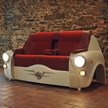 Historias singulares: Coches clásicos reconvertidos en mobiliario