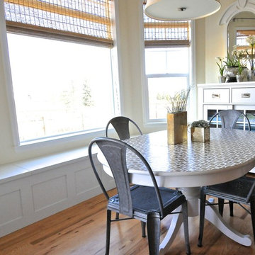 Outside the Box Stenciled Table