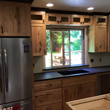 RCC1000 - All Heart Knotty Hickory Kitchen and Cabinets