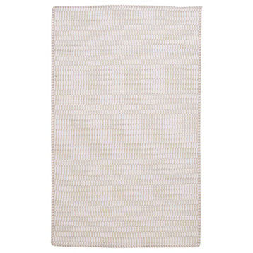 Colonial Mills Ticking Stripe TK10 Canvas Teen/Kids Area Rug, Square 10'x10'