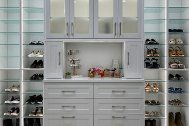 Custom Boutique Closet with Integrated Lighting