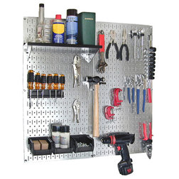 Contemporary Garage And Tool Storage by Wall Control