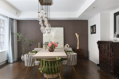 Dining room - eclectic dining room idea in Chicago
