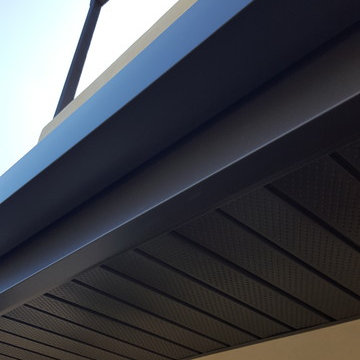 Cladding-Soffits, Fascia, Beams. Box Gutter "Tall" Glendale Ca.