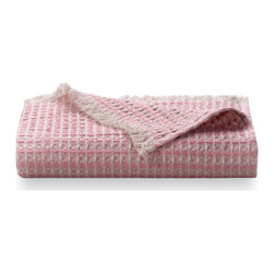 Nida Dusty Pink Linen Throw - Throws