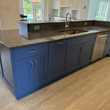 Mantua, Kitchen Island Repaint & Lighting