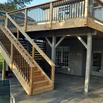 Cedar Resurface and Custom Cedar Wall