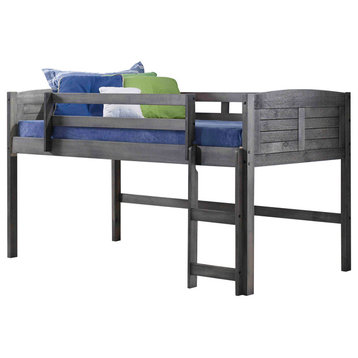 Donco Kids Dorland Low-Loft Bed, Twin