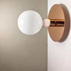 RoseGold Sconce - Large - Flush-mount Ceiling Lighting