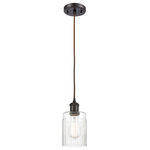 Innovations Lighting - Hadley 1-Light Mini Pendant, Oil Rubbed Bronze, Clear - A truly dynamic fixture, the Ballston fits seamlessly amidst most decor styles. Its sleek design and vast offering of finishes and shade options makes the Ballston an easy choice for all homes.