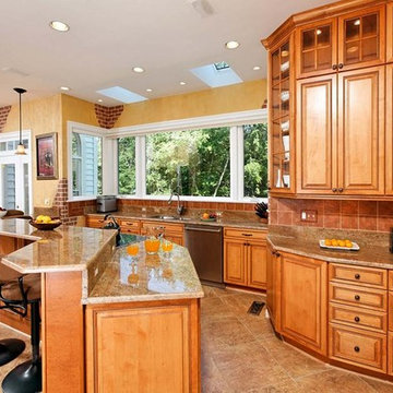 Custom Paint Job, Cabinets Bring Kitchen to Life