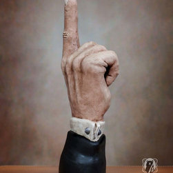Pointing Hand Sculpture - Sculptures
