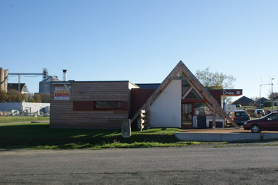 Transformation et extension d'un bâtiment en boulangerie drive