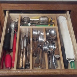 Built-In Utensil Tray - Kitchen Drawer Organizers