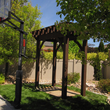 Timber Frame Garden Arbor