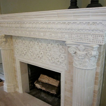 Traditional Fireplace - Encore Ceramics
