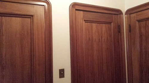 Square Doorways With Rounded Corners On, How To Put Molding On Rounded Corners