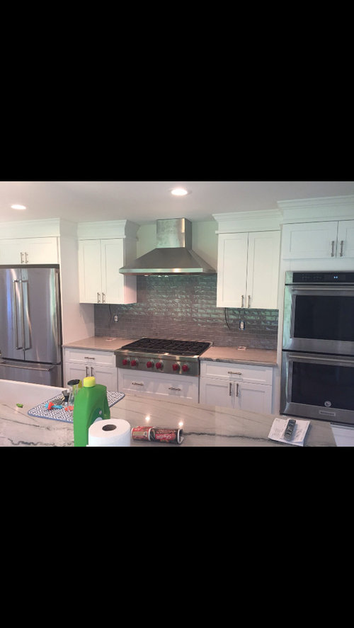 Backsplash Mistake To Ceiling Or Hood