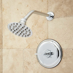 CAMBRIDGE RAINFALL NOZZLE SHOWER SET WITH MODERN LEVER HANDLE - Tub And Shower Faucet Sets