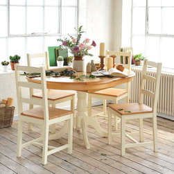 Wiltshire Painted 110cm-150cm Ext. Dining Table and 4 Chairs - Products
