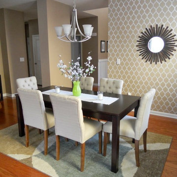 Casablanca Stenciled Dining Room