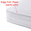 Pipe Trim Small 23x24x6 Deep Seat Back Rest Bolster Insert Slip Cover Set AD002