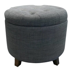 Tufted Round Storage Ottoman - Threshold&trade; - Products