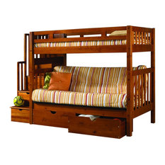 50 Most Por Futon Bunk Beds For 2018 Houzz Custom Kids Furniture Bunk Bed With Futon Stairs Storage Beds