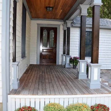New porch for antique house