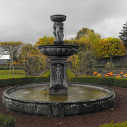 Landscaping Mediterranean Style - Outdoor Fountains And Ponds