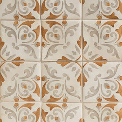 Duquesa Catarina Decorative Field Tile in Ambra - Tile