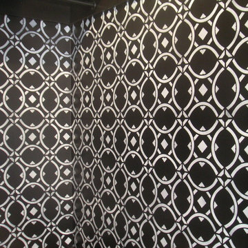 Showcase closet stencil