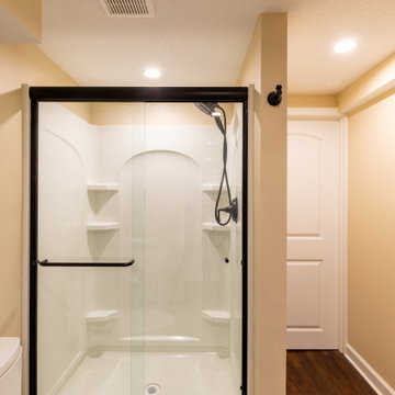 Transitional Basement Remodel Prairie Village, KS