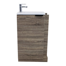 12 Inch Deep Bathroom Vanities Houzz Aqua Plus Woody Bathroom Vanity 23 Vanities And Sink Consoles