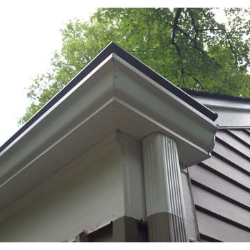 6" gutter and Tru-Guard Gutter Guard Install