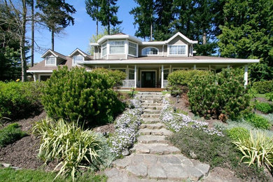 Inspiration for a timeless exterior home remodel in Vancouver