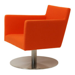 Harput Swivel Lounge Armchair - Armchairs And Accent Chairs
