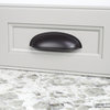 Apac 3 Inch Center to Center Oil Rubbed Bronze Cabinet Cup Pull
