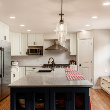 Two-Tone Kitchen Remodel Done With New Cabinets