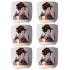 Sake Serving Porcelain Traditional Ceramic Sake Cups, Set of 6